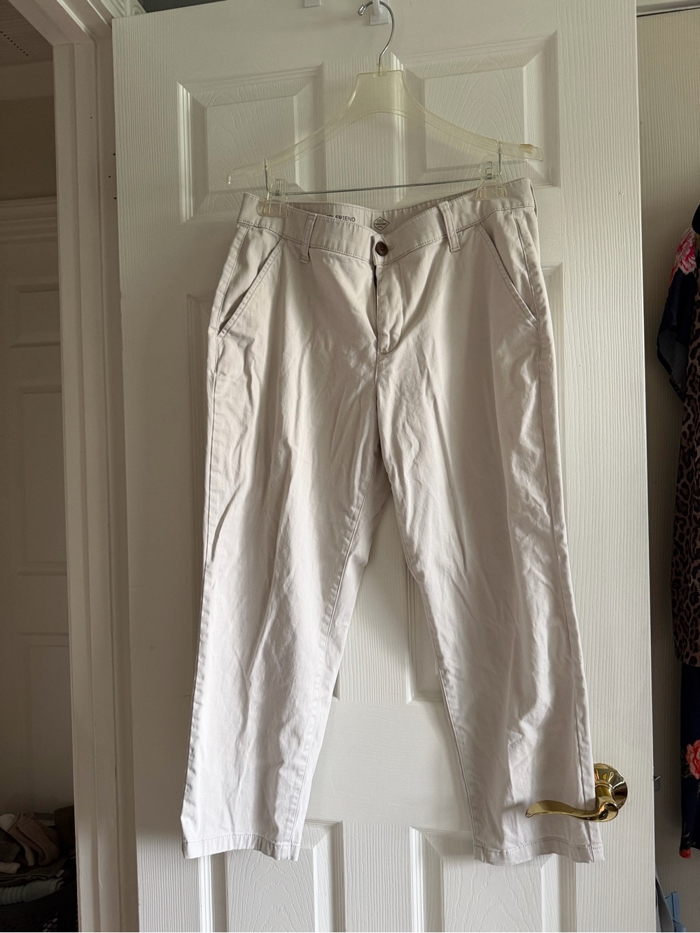 St. John's Bay Straight Leg Pants - White